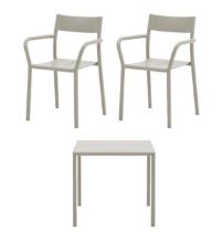 Billede af New Works May Havemøbelsæt - Light Grey