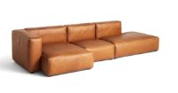 Billede af HAY Mags Soft 3 Seater Combination 4 Left End L: 331 cm - Sense Cognac Leather