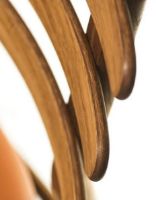 Billede af FDB Møbler J48 Stol Poul M. Volther - Røget Eg/Naturlakeret/Sevilla SV4003 Cognac Læder