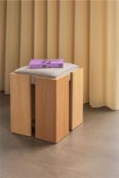 Billede af Hübsch Forma Skammel  L: 39 cm - Sand/Natur OUTLET