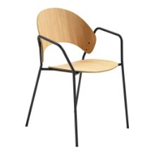 Billede af Eva Solo Dosina Spisebordsstol m. Armlæn SH: 46 - Olieret Eg