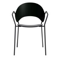 Billede af Eva Solo Dosina Spisebordsstol m. Armlæn SH: 46 - Sort Eg