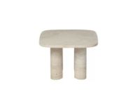 Billede af Blomus Volos Side Table S Rectangular 34x52 cm - Travertine
