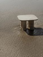 Billede af Blomus Volos Side Table S Rectangular 34x52 cm - Travertine