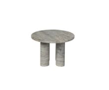 Billede af Blomus Volos Side Table S Round Ø: 52 cm - Silver Travertine
