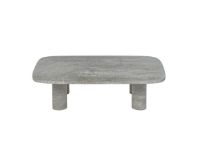 Billede af Blomus Volos Coffee Table L Rectangular 26x100 cm - Silver Travertine