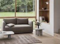 Billede af Blomus Volos Coffee Table L Rectangular 26x100 cm - Silver Travertine