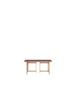 Billede af Moebe Rectangular Dining Table 160x90 cm - Burgundy