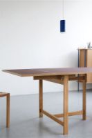 Billede af Moebe Rectangular Dining Table 160x90 cm - Burgundy