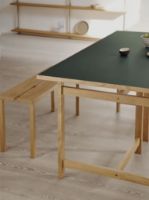 Billede af Moebe Rectangular Dining Table 160x90 cm - Green