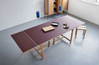 Billede af Moebe Rectangular Dining Table 220x90 cm - Burgundy