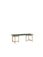 Billede af Moebe Rectangular Dining Table 220x90 cm - Green