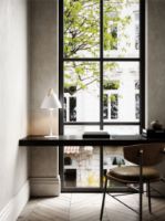 Billede af Design For The People Strap Bordlampe Ø: 25 cm - Hvid OUTLET