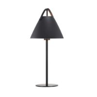 Billede af Design For The People Strap Bordlampe Ø: 25 cm - Sort OUTLET