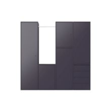Billede af Montana Wardrobe System 01 186,3x190 cm - Shadow