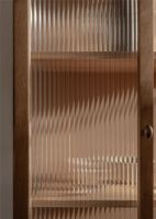 Billede af Audo Copenhagen Curiosity Cabinet Tall - Glas / Solid Oak