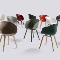 Billede af HAY AAC 22 About A Chair SH: 46 cm - Black Lacquered Oak Veneer/Black 