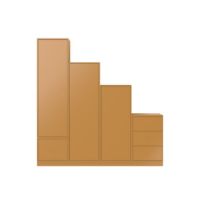 Billede af Montana Wardrobe System 02 186,3x190 cm - Amber