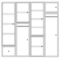 Billede af Montana Wardrobe System 03 186,3x190 cm - Black