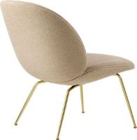 Billede af GUBI Beetle Lounge Chair - Brass Base / Around Bouclé