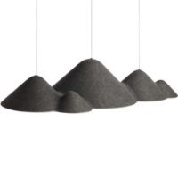 Billede af LOOM Design Panorama Pendel L 21,9x105,7 cm - Sort/Grå