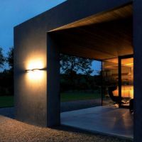 Billede af Lampefeber Gap X Udendørs Væglampe B: 23 cm - Sort