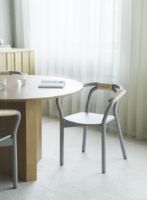 Billede af Normann Copenhagen Knot Chair H: 72 cm - Grey/Nature