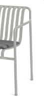 Billede af HAY Palissade Dining Armchair SH: 45 cm - Sky Grey