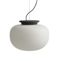 Billede af Frandsen Supernate Pendant Ø: 38 cm - Opal White/Black
