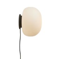 Billede af Frandsen Supernate Wall Lamp Ø: 28 cm - Opal White/Black