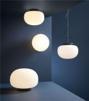 Billede af Frandsen Supernate Wall Lamp Ø: 28 cm - Opal White/Black