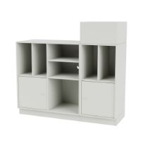 Billede af Montana QS Selection Spin III Reol Til Vinyler Med Sokkel 105x96,6x38 cm - 09 Nordic