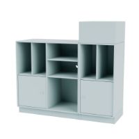 Billede af Montana QS Selection Spin III Reol Til Vinyler Med Sokkel 105x96,6x38 cm - 148 Flint