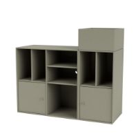 Billede af Montana QS Selection Spin III Reol Til Vinyler Med Ophængsbeslag 105x89,6x38 cm - 144 Fennel
