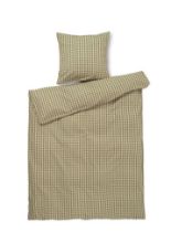 Billede af Juna Bæk&Bølge Sengetøj inkl. Pudebetræk 140x200 cm - Grøn/Soft Pink