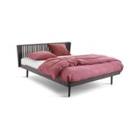 Billede af Auping Noa Sengeramme inkl. Milled hovedgærde og høje ben 140x200 cm - Chocolate Brown