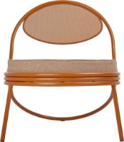 Billede af GUBI Copacabana Outdoor Lounge Chair - Orange/Standard Lorkey Limonta