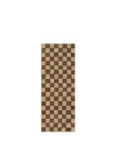 Billede af Ferm Living Check Wool Jute Runner 70x180 cm - Coffee/Natural