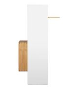 Billede af Ferm Living Bon Hallway Cabinet 70x138 cm - Oiled Oak/Mirror Glass