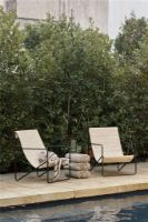 Billede af Ferm Living Desert Lounge Chair 63x77,5 cm - Black/Off-White/Chocolate