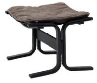 Billede af LK Hjelle Siesta Fiora Fodskammel - Black/Dunes Dark Brown