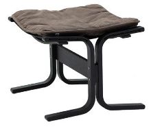 Billede af LK Hjelle Siesta Fiora Fodskammel - Black/Dunes Dark Brown