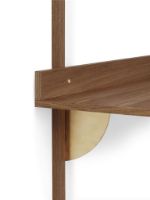 Billede af Ferm Living Sector Desk 87x45,1 cm - Smoked Oak/Brass