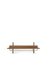 Billede af Ferm Living Sector Rack Shelf 87x37 cm - Smoked Oak/Brass
