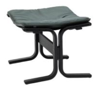 Billede af LK Hjelle Siesta Fiora Fodskammel - Black/Elmo Rustical Green