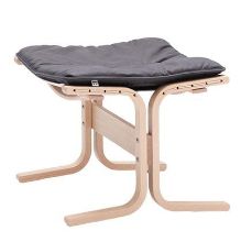 Billede af LK Hjelle Siesta Fiora Fodskammel - Nature/Vintage Black Soft