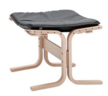 Billede af LK Hjelle Siesta Fiora Fodskammel - Nature/Prescot Black Ink