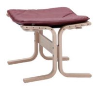 Billede af LK Hjelle Siesta Fiora Fodskammel - Nature/Elmo Rustical Red