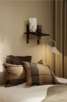 Billede af Ferm Living Sector Shelf Single Narrow 22,1x54 cm - Smoked Oak/Brass