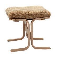 Billede af LK Hjelle Siesta Ovis Fodskammel - Nature/Sheepskin Maple